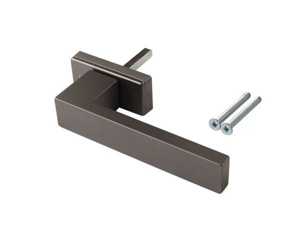 Ручка оконная DUBLIN 45 мм, алюминиевая титан матовый Ручка оконная DUBLIN 45 мм, алюминиевая титан матовый